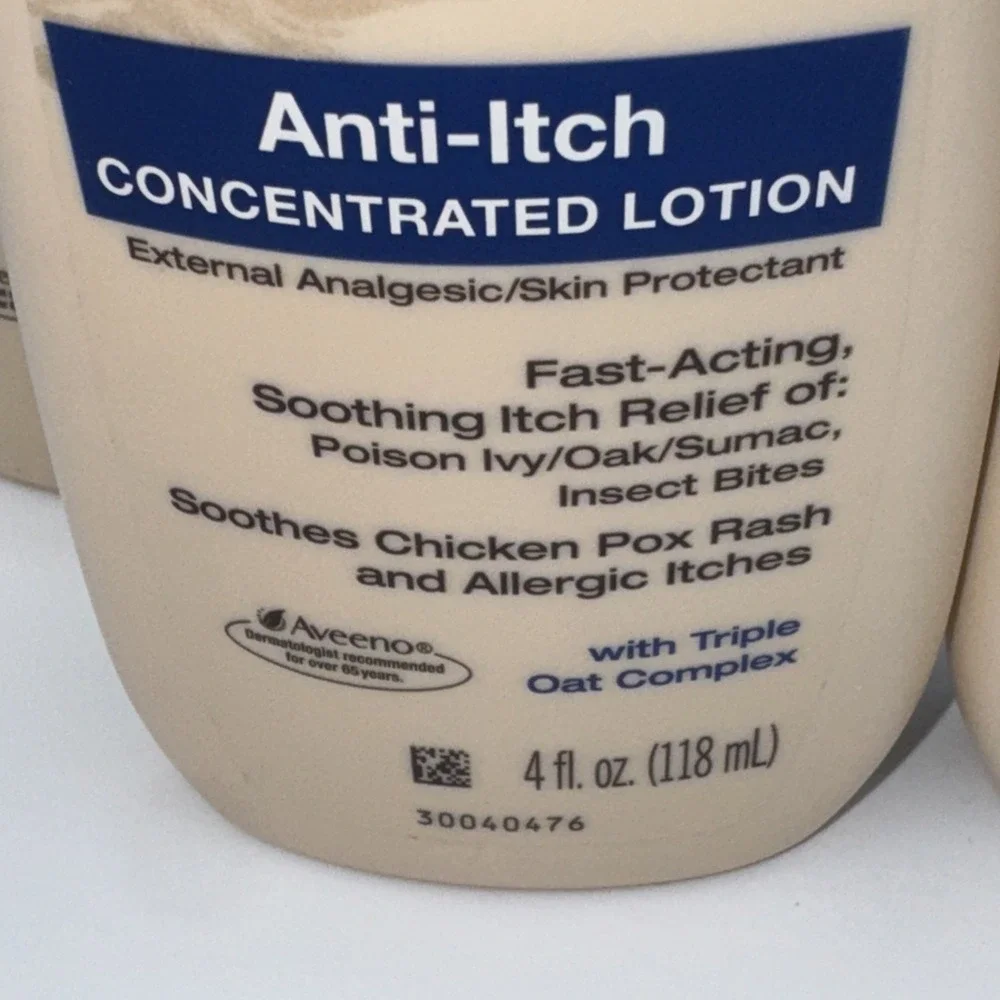 11 x Aveeno Active Naturals Anti-Itch Concentrated Lotion, 4 oz RARE Relief